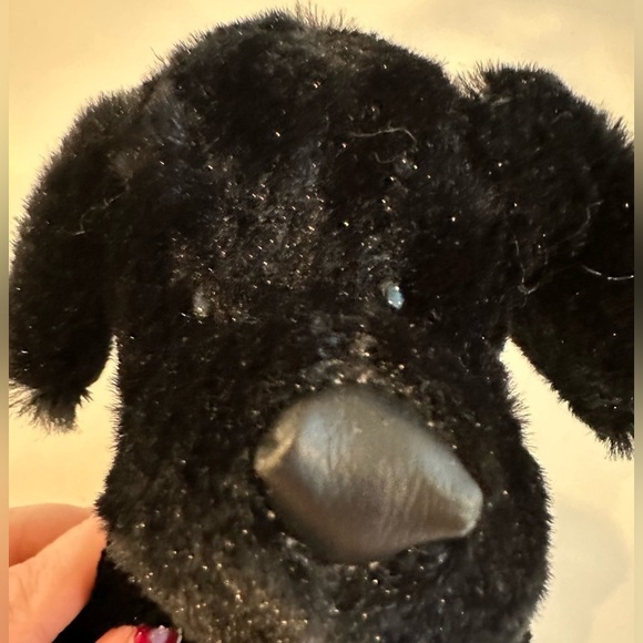 Ganz Webkinz Black lab plush  stuffed dog animal furry no tag vintage - Picture 2 of 4